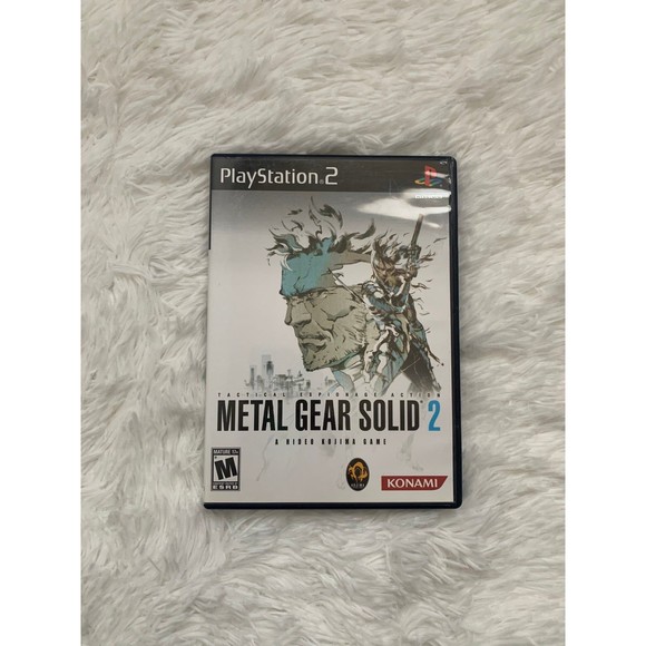 Metal Gear Solid 2 Tactical Espionage For Playstation 2 Video Game Complete - Picture 1 of 6